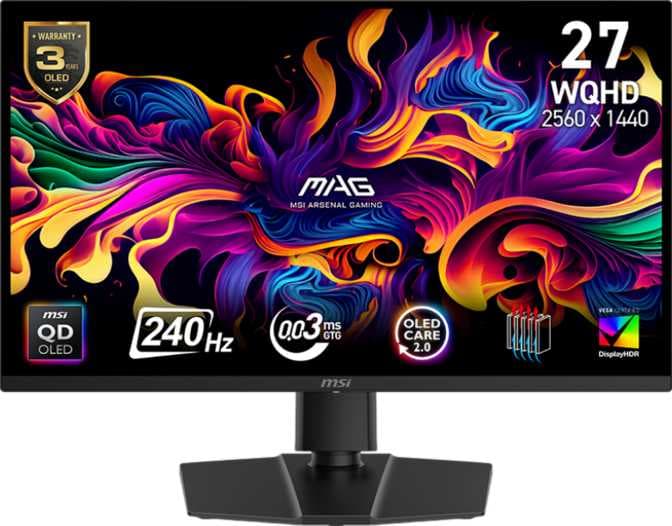 MSI MAG 271QP QD-OLED X24 27"