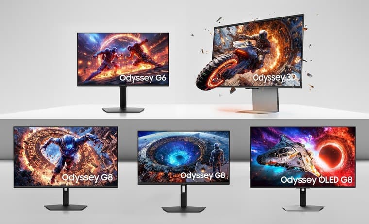 Samsung анонсировала линейку игровых мониторов Odyssey 2026 с первым в мире 6K 3D-дисплеем