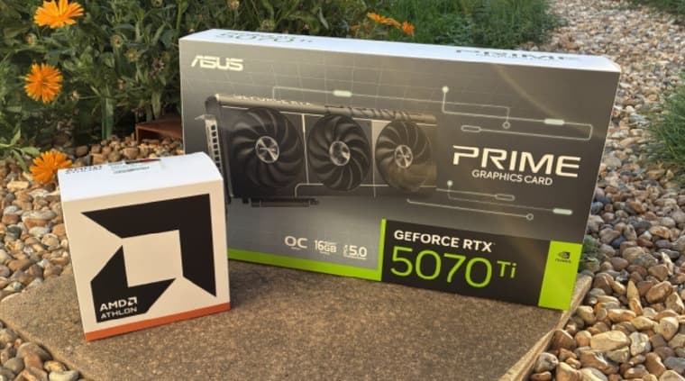 RandomGaminginHD провел тестирование связки Athlon 3000G и RTX 5070 Ti в шести популярных играх