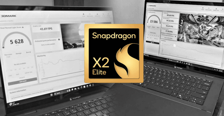 Встроенная графика Snapdragon X2 Elite превзошла Radeon 890M и ARC 140T в 3DMark Solar Bay и Steel Nomad