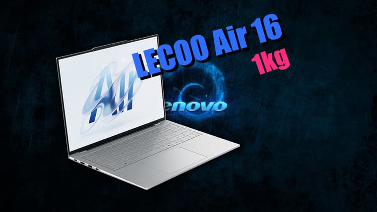 Lenovo представила 16” ноутбук Lecoo Air 16 весом 1 кг — не первый в мире, вопреки заявлению