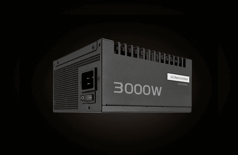 ASUS выпустила на рынок БП Pro WS Platinum до 3 кВт с поддержкой до четырех RTX 5090
