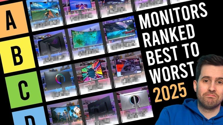 В Monitors Unboxed назвали лучшие и худшие мониторы 2025 года