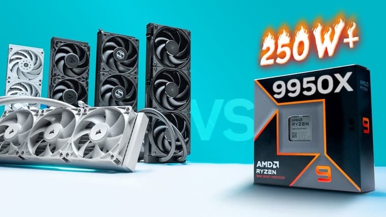 В Hardware Canucks назвали лучшие системы жидкостного охлаждения для AMD Ryzen 9 9950X