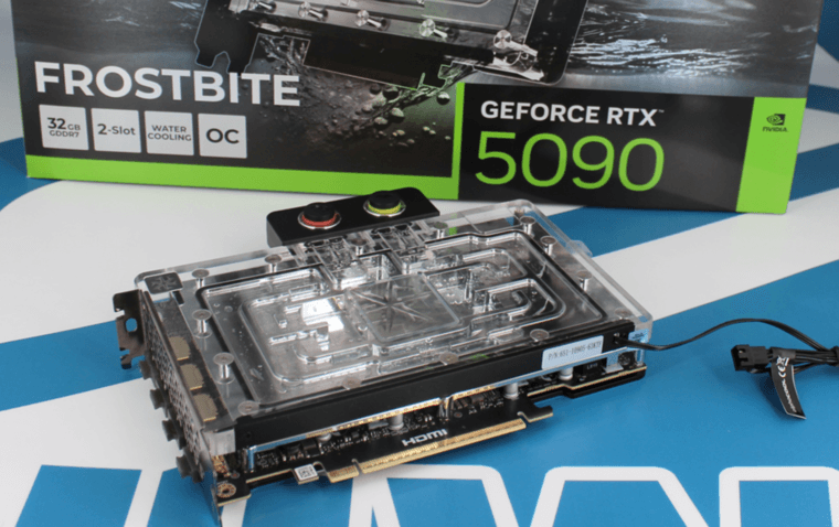 HWMZ опубликовал обзор INNO3D RTX 5090 iCHILL Frostbite — абсолютный монстр производительности