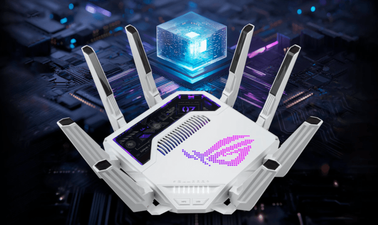 Представлен первый в мире игровой роутер с ИИ ASUS ROG Rapture GT-BE19000AI
