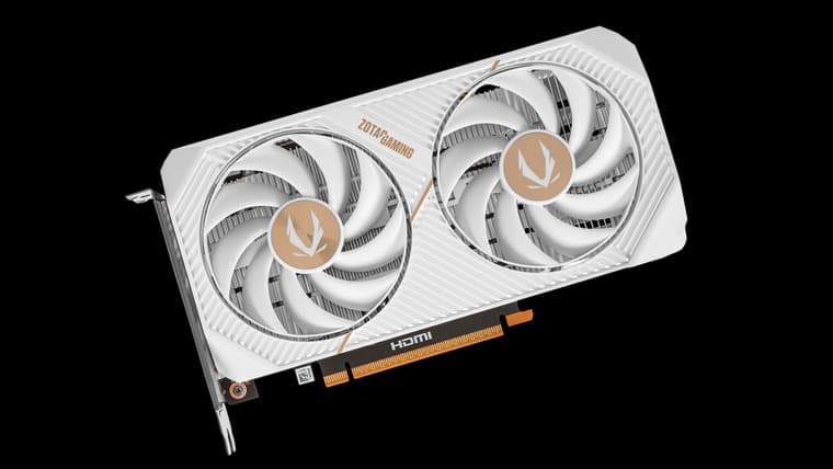 В DNS появилась белая видеокарта ZOTAC GeForce RTX 5050 GAMING Twin Edge OC