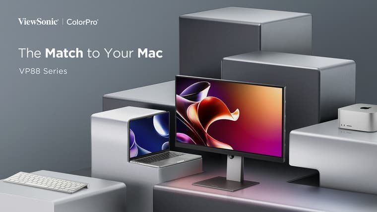 ViewSonic представила профессиональные мониторы ColorPro VP88 для Mac