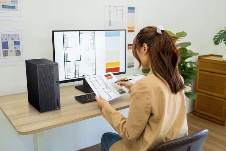 ASUS представила компактные ПК ExpertCenter P500 на базе процессоров Ryzen 200