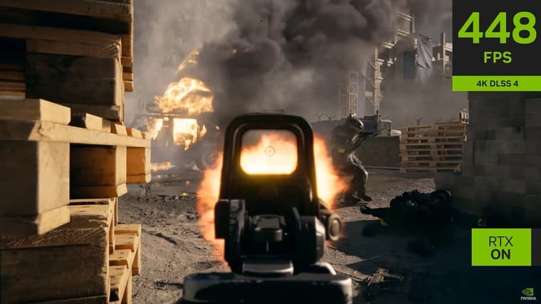 NVIDIA рассказала о производительности Battlefield 6 на RTX 50 с DLSS 4 — до 750 fps