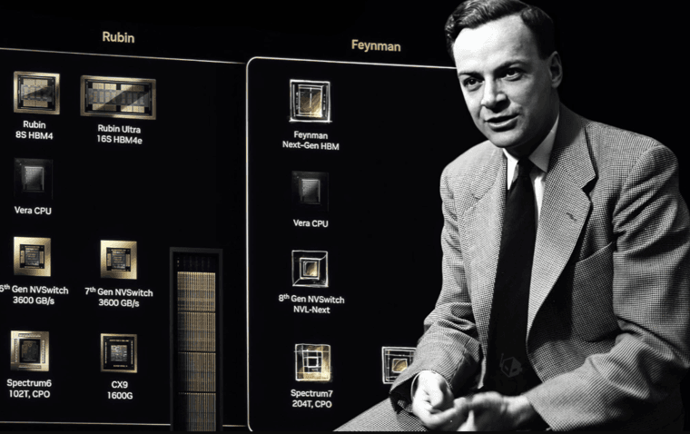 В графических чипах NVIDIA Feynman появятся блоки SRAM, похожие на кристаллы AMD 3D V-Cache — Wccftech