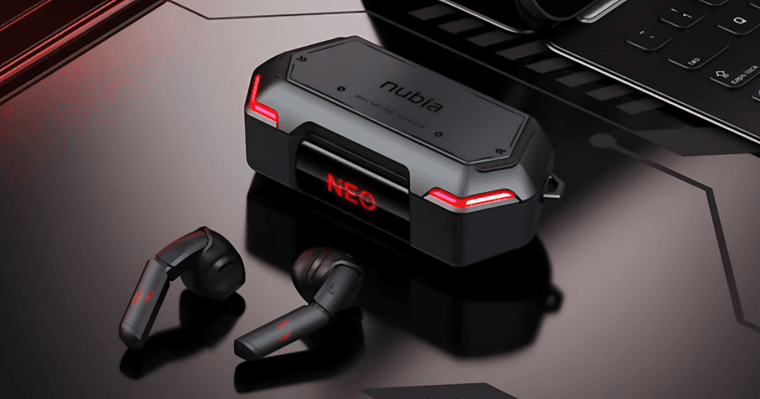 nubia представила бюджетные игровые TWS-наушники CyberBuds за $28 с космическим дизайном