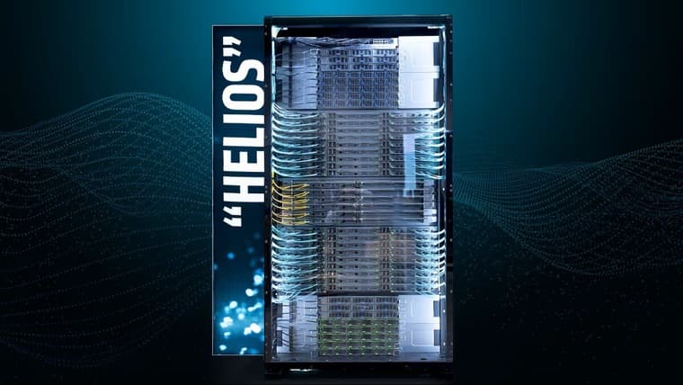 AMD представила стоечную серверную платформу Helios с GPU Instinct и CPU EPYC