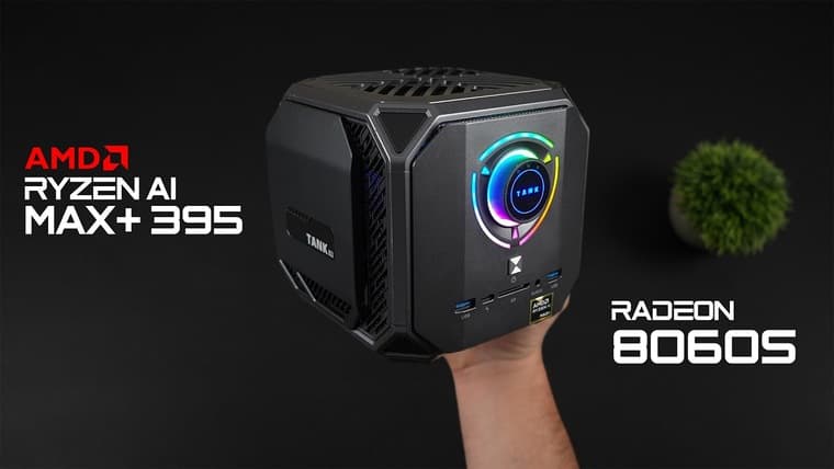 ETA PRIME протестировал мини-ПК Chatreey Tank Pro Max с Ryzen AI Max+ 395, Radeon 8060S и 128 ГБ ОЗУ