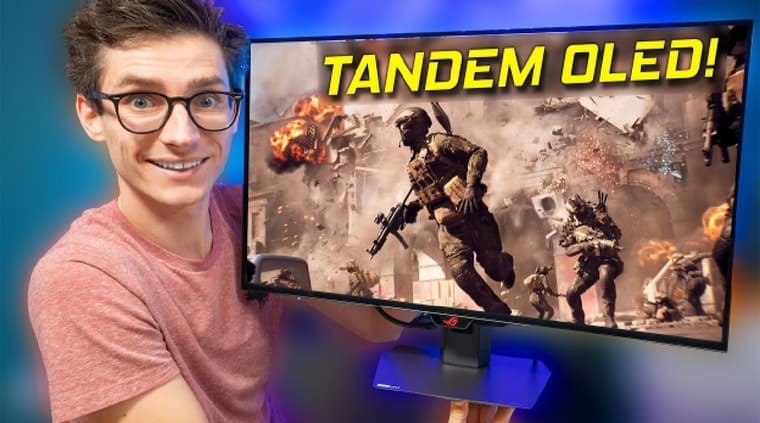 PC Centric протестировал новейший игровой монитор ASUS ROG STRIX XG27AQWMG с матрицей Tandem WOLED
