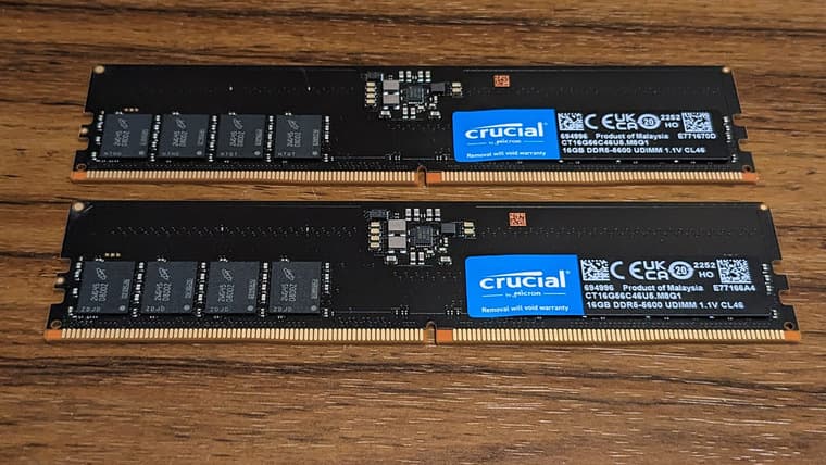 В DNS появилась оперативная память DDR5 от Crucial