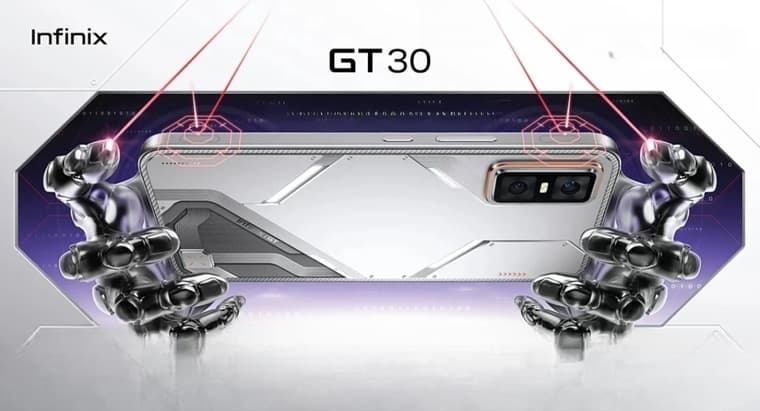 Infinix представила бюджетный игровой смартфон GT 30 с экраном 144 Гц и процессором Dimensity 7400