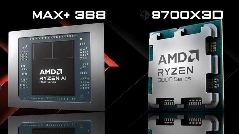 Неанонсированные Ryzen 7 9700X3D и Ryzen AI MAX+ 388 протестировали в PassMark