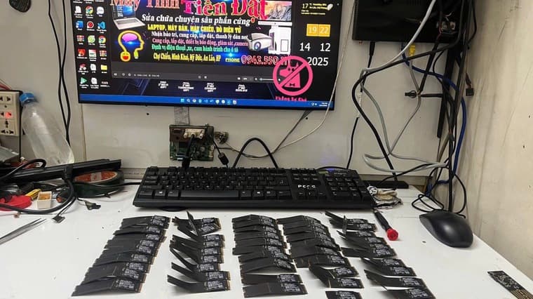 Во Вьетнаме 10-летний ребенок сломал 50 SSD Samsung PM991a, принадлежащих его отцу