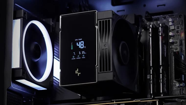 Deepcool представила кулер AK700 Digital Nyx с ИИ-управлением