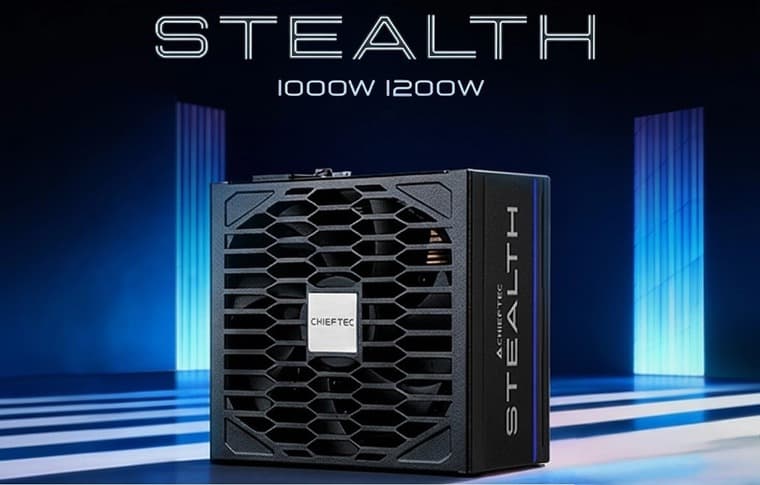 Chieftec представила платиновые блоки питания Stealth мощностью 1000 и 1200 Вт