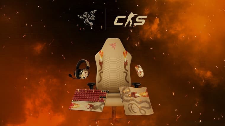 Анонсирована коллекция периферии Razer с дизайном скина из Counter-Strike 2