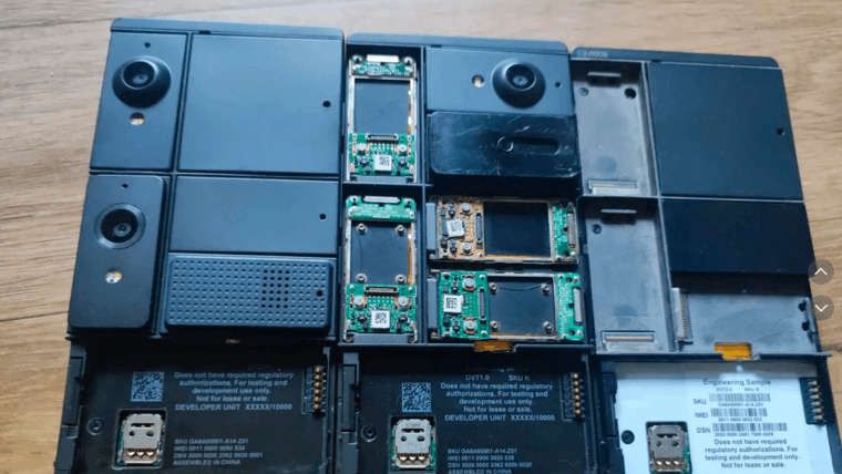 В TikTok показали уникальный модульный смартфон Google Project Ara, который так и не вышел