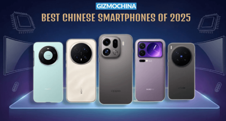 В Gizmochina назвали 5 лучших китайских смартфонов 2025 года