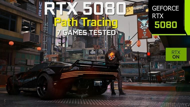 MxBenchmarkPC проверил, на что способна GeForce RTX 5080 в играх с трассировкой пути