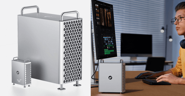 ORICO представила мини-ПК OmniPro с процессором Ryzen 8845HS и дизайном в стиле Apple Mac Pro