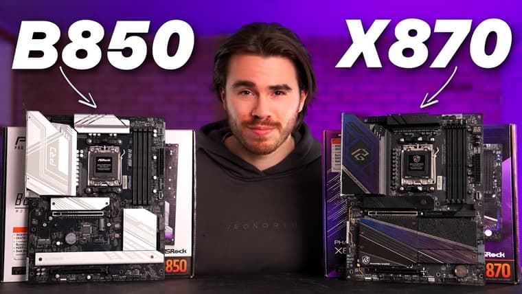 ScatterVolt сравнил чипсеты X870 и B850 и выяснил, какой лучше для платформы AM5