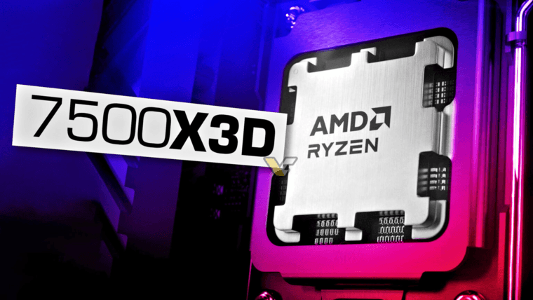 Бюджетный Ryzen 7500X3D засветился в Geekbench — примерно на 8 % медленнее Ryzen 7600X3D