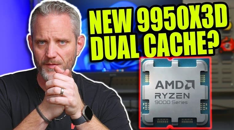 JayzTwoCents считает релиз нового флагманского чипа AMD Ryzen 9 9950X3D2 бессмысленным