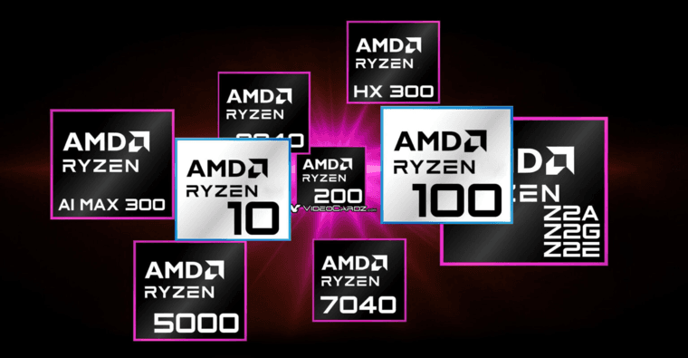 AMD анонсировала линейки процессоров Ryzen 10 и Ryzen 100 — список моделей и подробности