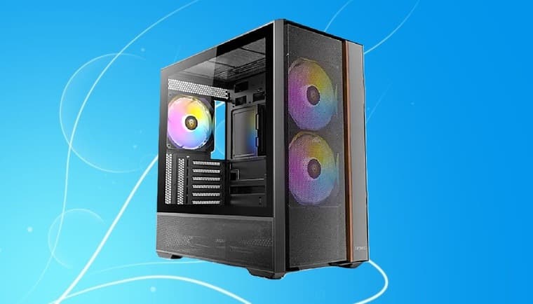 Antec представила корпус FLUX REAR с передним расположением БП и эффективной системой охлаждения