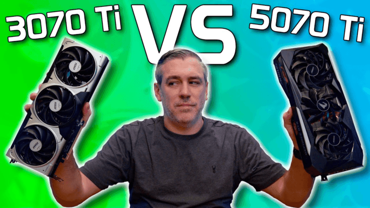 eTeknix сравнил RTX 5070 Ti с RTX 3070 Ti в 10 играх — какой прирост можно получить при апгрейде