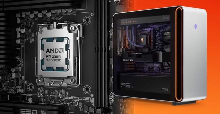 Ryzen 7 9850X3D официально подтвержден — Alienware Area-51 на базе нового CPU выйдет в феврале 2026