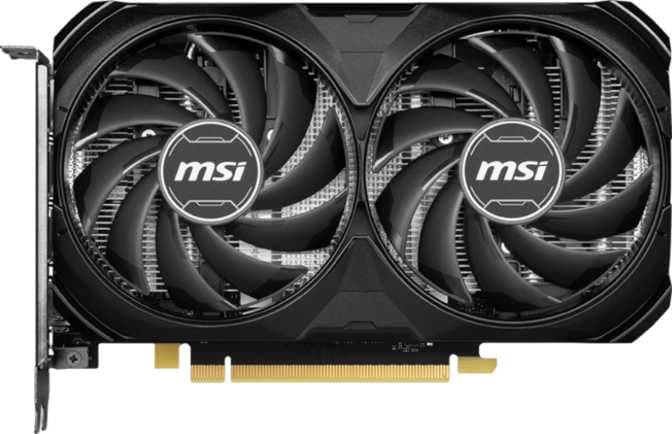 MSI GEFORCE RTX 4060 TI VENTUS 2X BLACK OC 16GB