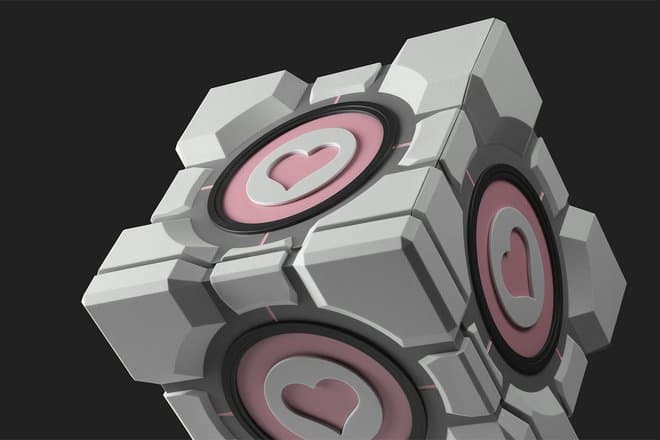 Steam Machine превратили в «куб-компаньон» из игры Portal