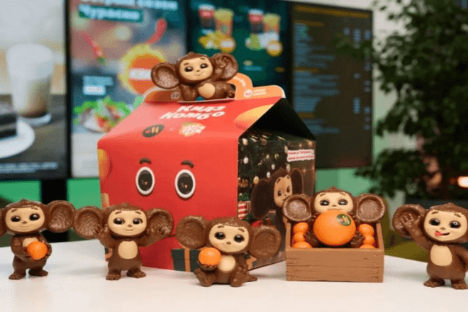 «Вкусно — и точка» выпускает коллекцию Кидз Комбо с Чебурашкой 2