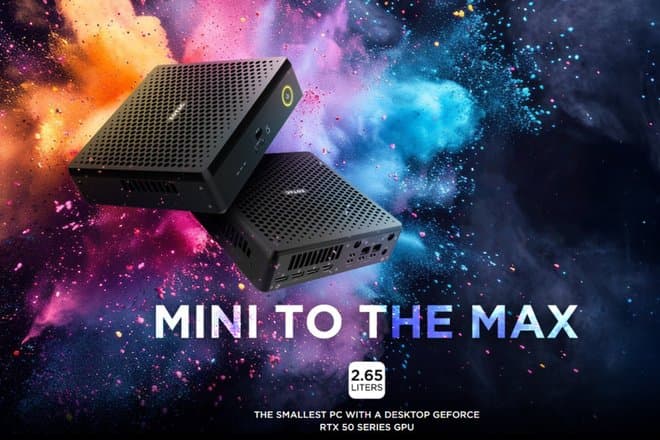 Представлен компактный и мощный игровой мини-ПК с RTX 5060 Ti