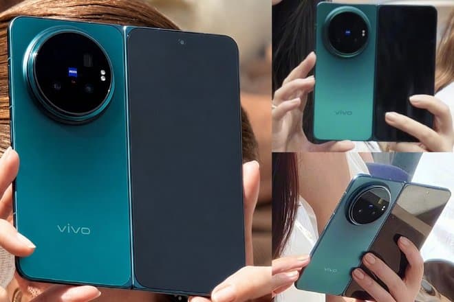В сеть слили фотографии нового складного смартфона Vivo