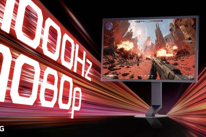 LG анонсировала первый монитор с частотой 1000 Гц