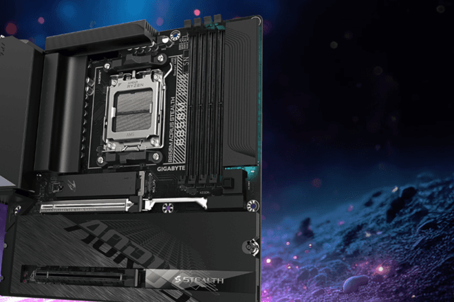 GIGABYTE выпустила материнскую плату B850M AORUS Stealth с разъемами на задней панели