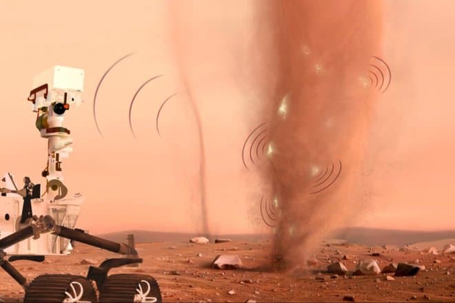 Ученые впервые зарегистрировали на Марсе электрические разряды